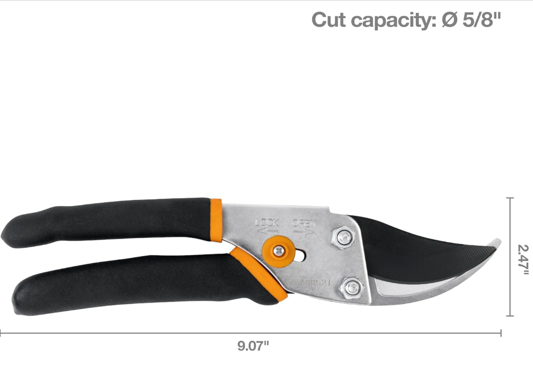 Fiskars pruning shears — product view 3
